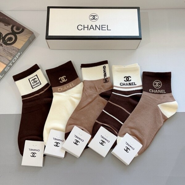 위핑,샤넬 CHANEL 컴포트 트레이닝 통기남녀 발목양말