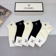 샤넬 CHANEL 신상 순면 패션 남여 발목양말