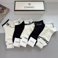 샤넬 CHANEL 신상 순면 패션 남여 발목양말