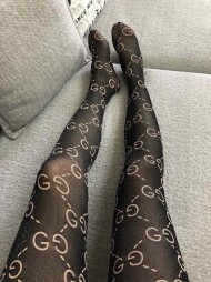 구찌 GUCCI 레터링 로고 섹시 패션 스타킹