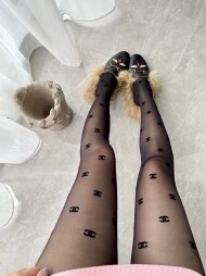 샤넬 CHANEL 모던 시그니처 섹시 스타킹