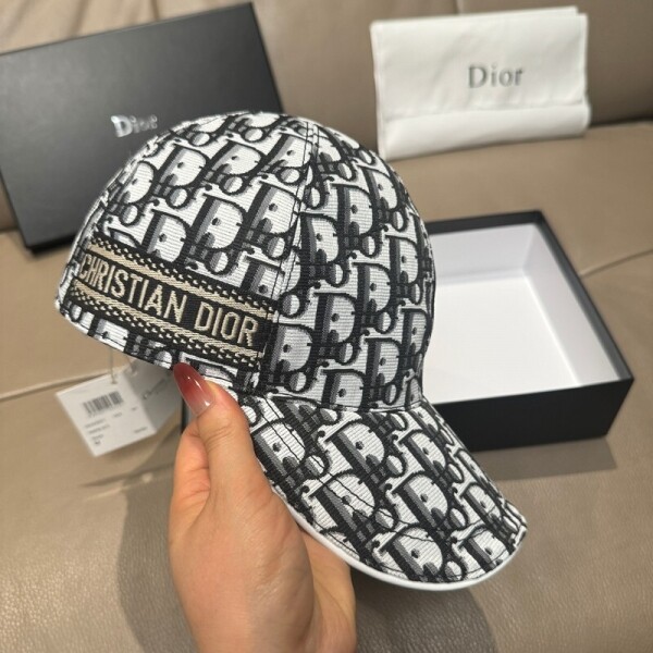 위핑,디올 DIOR 레터링 자카드 아웃도어 스포츠 남녀 야구모자