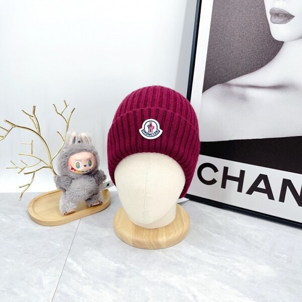위핑,몽클레르 MONCLER 심플 스판 클래식 커플 비니