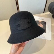셀린느 CELINE 개선문 기질 명원 울 챙 모자