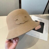 셀린느 CELINE 개선문 기질 명원 울 챙 모자