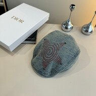 디올 DIOR 별 로고 아웃도어 커플 베레모