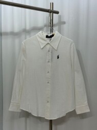 폴로 랄프로렌 POLO RALPH LAUREN 스몰 레플리카 코튼 린넨 캐주얼 칼라 셔츠