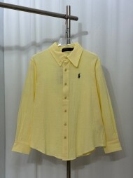 폴로 랄프로렌 POLO RALPH LAUREN 스몰 레플리카 코튼 린넨 캐주얼 칼라 셔츠