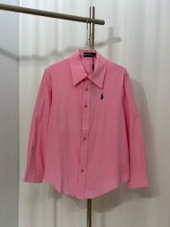 폴로 랄프로렌 POLO RALPH LAUREN 스몰 레플리카 코튼 린넨 캐주얼 칼라 셔츠