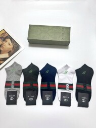 구찌 GUCCI 사계절 디자인 스판 순면 남여 발목양말