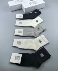 로에베 LOEWE 클래식 로고 컴포트 스판 중/장목양말