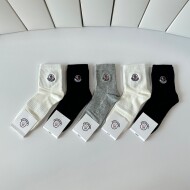 몽클레르 MONCLER 시그니처 컴포트 순면 커플 발목양말