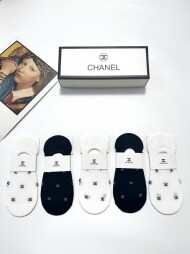 샤넬 CHANEL 시그니처 미끄럼 방지 스텔스 패션 덧신