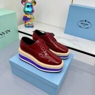 프라다 PRADA 모던 스트릿 키높이 구두 송편화
