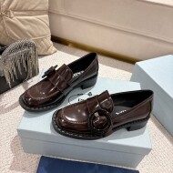 프라다 PRADA 모던 빈티지 키높이 작은 구두