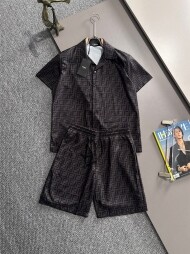 펜디 FENDI 클래식 빈티지 캐주얼 반팔 세트