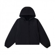 캐나다구스 Canada Goose 여성 로고 클래식 모던 양면 스웨이드 후드 코트