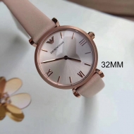 엠포리오아르마니 지위즈 엠프리오 여성 Gianni T-Bar Quartz Plastic and 가죽 캐쥬얼 Watch Color Model AR11001