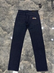 펜디 FENDI 로고 모던 심플 캐주얼 일자 청바지
