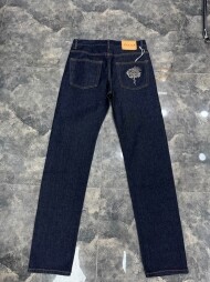 구찌 GUCCI 로고 트렌드 빈티지 캐주얼 일자 청바지