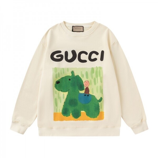 위핑,구찌 GUCCI 패션 패턴 프린트 트렌드 커플 캐주얼 긴팔