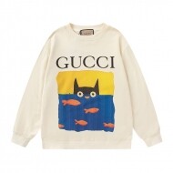 구찌 GUCCI 패션 패턴 프린트 트렌드 커플 캐주얼 긴팔