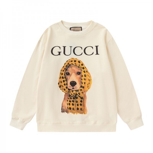 위핑,구찌 GUCCI 패션 패턴 프린트 트렌드 커플 캐주얼 긴팔