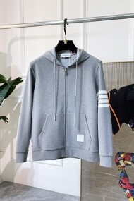 톰브라운 Thom Browne 캐주얼 심플 남녀 후드 집업 코트