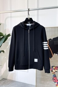 톰브라운 Thom Browne 캐주얼 심플 남녀 후드 집업 코트
