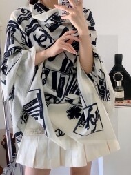 샤넬 CHANEL 모던 클래식 캐주얼 빈티지 스카프