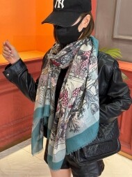 에르메스 Hermès 모던 클래식 캐주얼 빈티지 목도리
