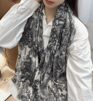 디올 DIOR 모던 클래식 캐주얼 빈티지 목도리