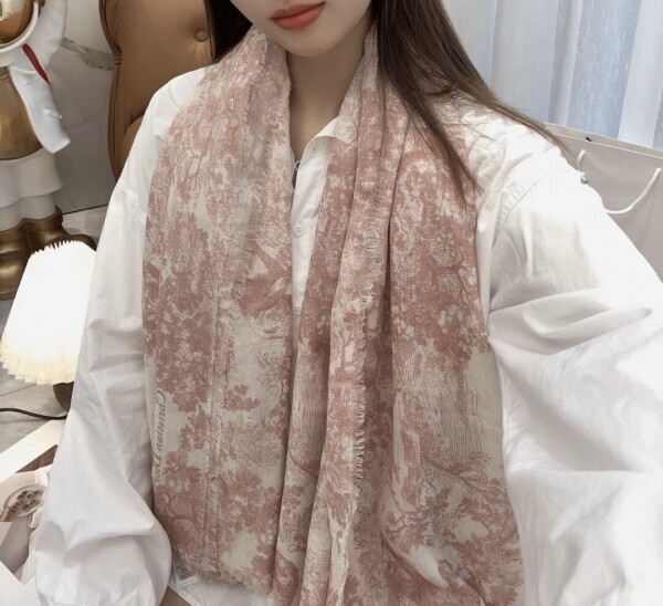 위핑,디올 DIOR 모던 클래식 캐주얼 빈티지 목도리