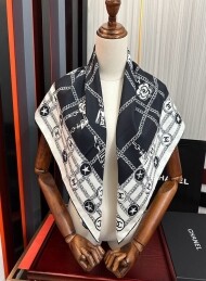샤넬 CHANEL 모던 클래식 디자인 캐주얼 스카프