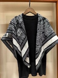 디올 DIOR 모던 클래식 디자인 캐주얼 스카프 110*110cm