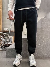 크롬하츠 Chrome Hearts 십자가 클래식 로고 편안 트렌드 남성 캐주얼 바지