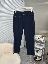 프라다 PRADA 소프트 컴포트 심플 남성 정장 바지