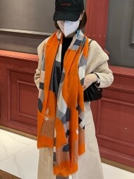 에르메스 Hermès 클래식 모던 빈티지 패턴 캐주얼 스카프