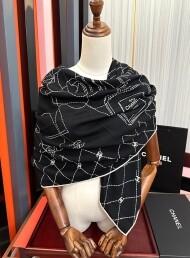 샤넬 CHANEL 클래식 모던 패턴 캐주얼 스카프