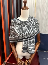 디올 DIOR 로고 모던 클래식 빈티지 캐주얼 스카프