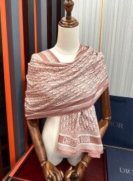 디올 DIOR 로고 모던 클래식 빈티지 캐주얼 스카프
