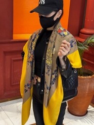 에르메스 Hermès 모던 클래식 패턴 빈티지 캐주얼 스카프 140*140cm