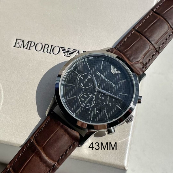 위핑,EMPORIO ARMANI 남성 클래식 아날로그 드레스 석영 워치 해외 출하 AR2482
