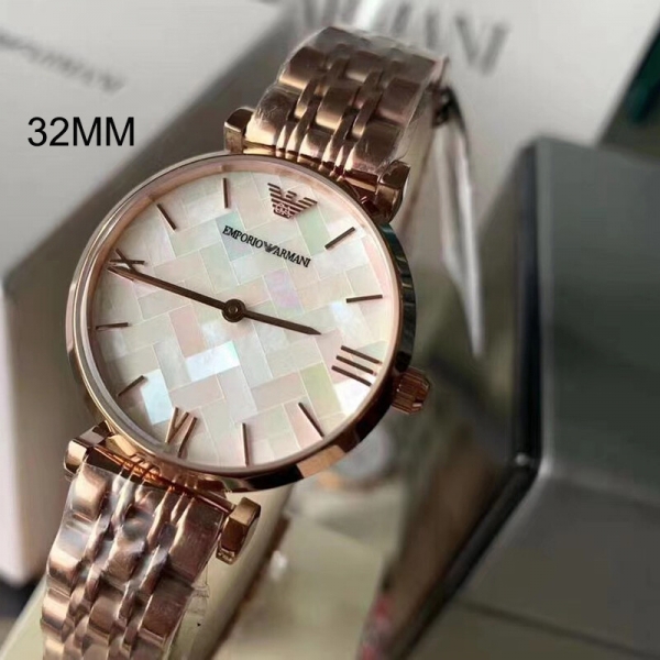위핑,엠포리오 알마니 이태리 아르마니 여자 시계 쿼츠 핑크골 AR11110