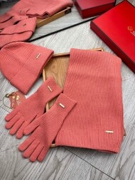 로로피아나 LORO PIANA 클래식 패션 니트 워머 장갑 가을 겨울 보온 3종 세트