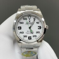 롤렉스 Rolex 에어킹 다이얼 스테인리스 스틸 남성용 시계 116900BKAO 40mm clean 공장