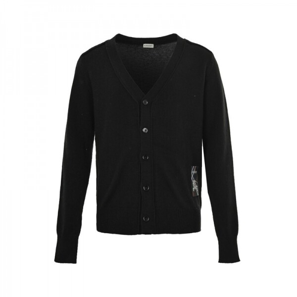 위핑,버버리 BURBERRY 심플 캐주얼 브이넥 커플 카디건 스웨터