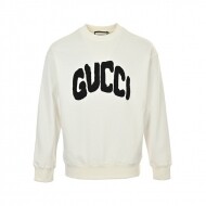 구찌 GUCCI 타월 자수 레터링 크루넥 스웨트셔츠