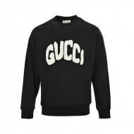 구찌 GUCCI 타월 자수 레터링 크루넥 스웨트셔츠