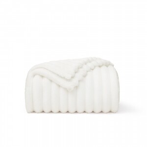 오프화이트 컬러 블랭킷 (50x60)